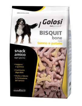 Golosi Bisquit Bone Tonno e Patate 600g