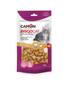 Camon Cat Snack Biscocat Cuoricini Riso e Pollo...