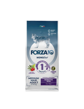 Forza10 Dog Sensitive Skin Medium Maxi Pesce 10Kg