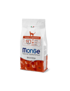 Monge Natural Superpremium Cat Senior Ricco in...