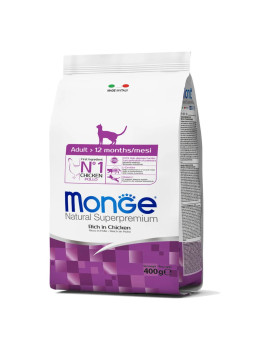 Monge Natural Cat Superpremium Adult Ricco in...