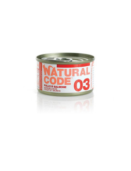 Natural Code 03 Pollo e Salmone 85g