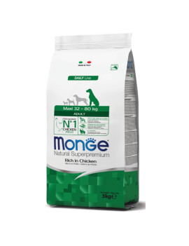 Monge Natural Superpremium Dog Maxi Adult Ricco...