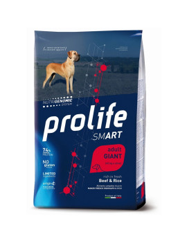 Prolife Dog Smart Adult Manzo e Riso  Giant 12Kg