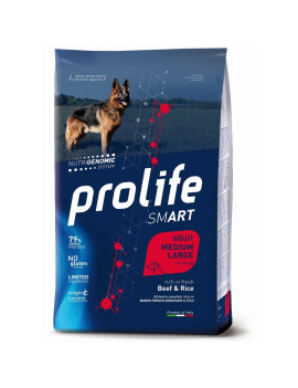 Prolife Dog Smart Adult Manzo e Riso Medium...