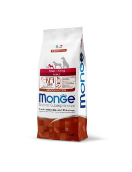 Monge Natural Superpremium Dog Adult Mini...