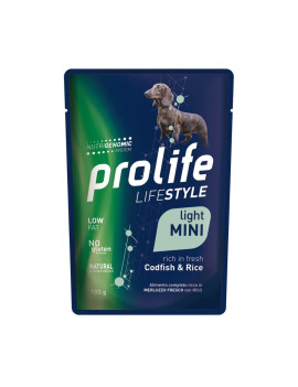 Prolife Dog Lifestyle Adult Light Merluzzo e...