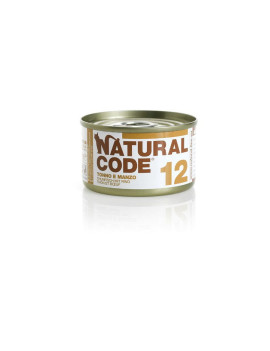Natural Code Cat 12 Tonno e Manzo 85g