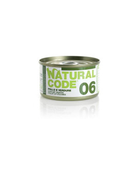 Natural Code Cat 06 Pollo e Verdure 85g