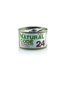 Natural Code Cat 24 Tonno Manzo e Verdure 85g