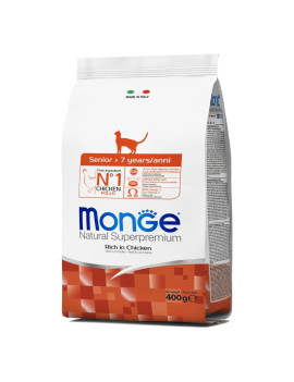 Monge Natural Superpremium Cat Senior Ricco in...