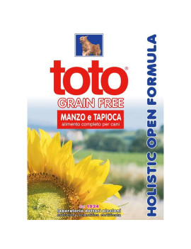 Toto Dog Holistic Open Formula Manzo e Tapioca...