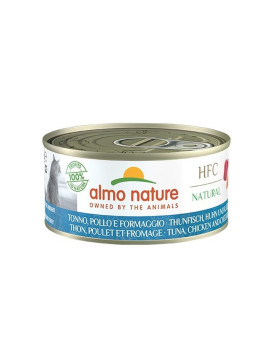 Almo Cat Hfc Natural Tonno Pollo e Formaggio 150g