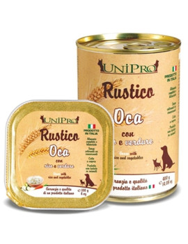 Unipro Dog Rustico Oca Riso e Verdure 100g