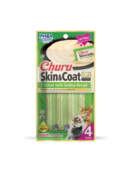 Inaba Cat Churu Skin&Coat Pollo e Capesante 56g