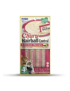 Inaba Cat Churu Hairball Pollo 56g