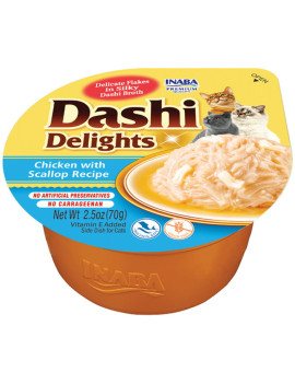 Inaba Cat Dashi Delights Pollo e Capesante 70g