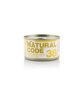 Natural Code Cat 38 Tonno Manzo e Olive 85g