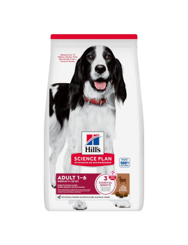 Hill's Science Plan Dog Adult Medium Agnello e...