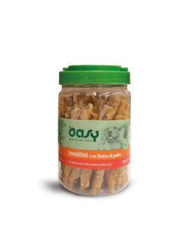 Oasy Dog Snack Involtini con Filetto di Pollo 350g
