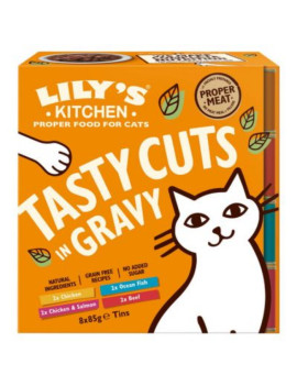 Lily'S Cat Tasty Cuts In Gravy Mpack 8 x 85g