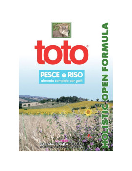 Toto Cat Holistic Open Formula Pesce e Riso 500g
