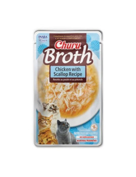 Inaba Cat Churu Broth Pollo e Capesante 40g