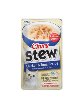 Inaba Cat Churu Stew Pollo e Tonno 40g