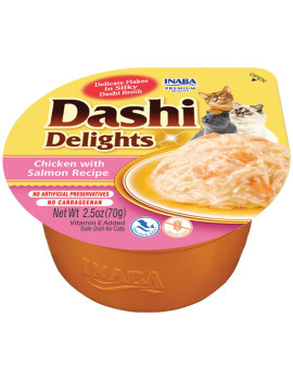 Inaba Cat Dashi Delights Pollo e Salmone 70g