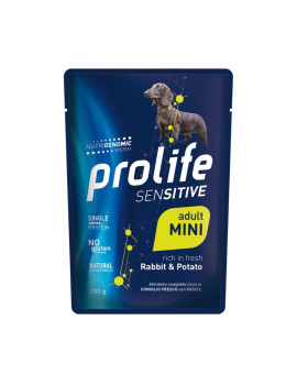 Prolife Dog Sensitive Adult Mini Coniglio e...