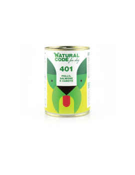 Natural Code for Dog 401 Pollo Salmone e Carote...