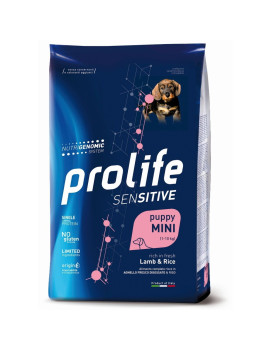 Prolife Dog Sensitive Puppy Lamb and Rice Mini...